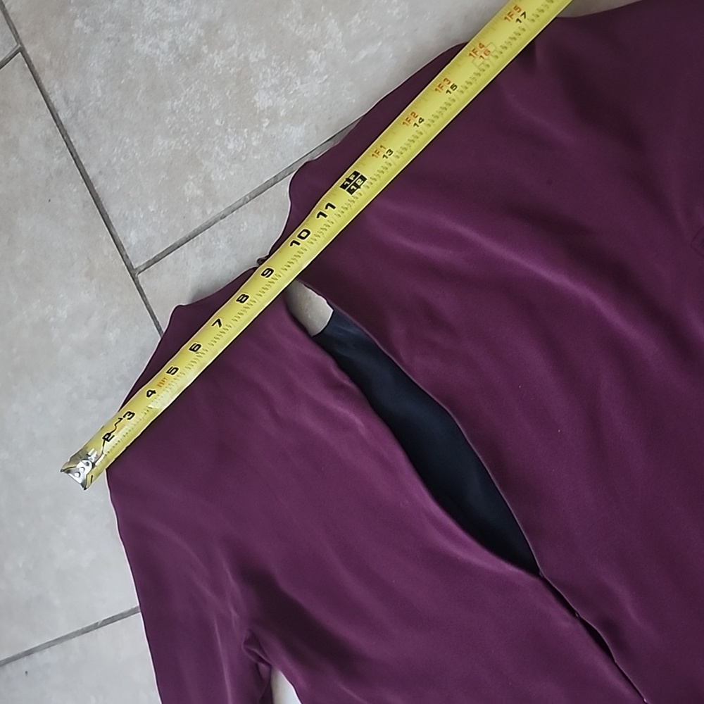 Gucci Plum Long Sleeve Silk Dress Size 42 For Size 4 In US - Picture 15 of 16